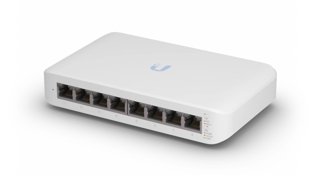 Ubiquiti UniFi Switch Lite 8 PoE Gigabit 8-Ports 4 PoE USW-Lite-8-PoE(52W)