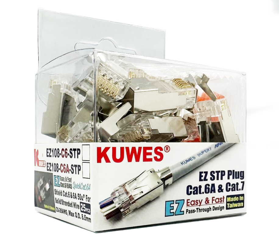 Kuwes Ethernet Plugs CAT7 STP EASYPLUG