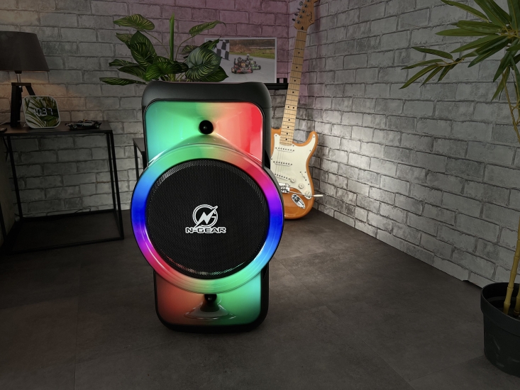 N-Gear JUKE 12 LPG Portable Karaoke Speaker with Lights