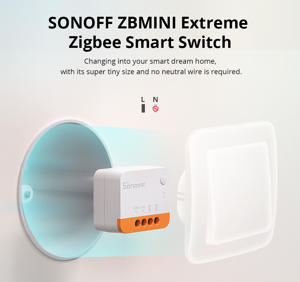 SONOFF Zigbee Smart Switch ZBMINIL2