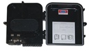 Opton Fiber Distribution Box 2 IN - 16 OUT IP65 Black