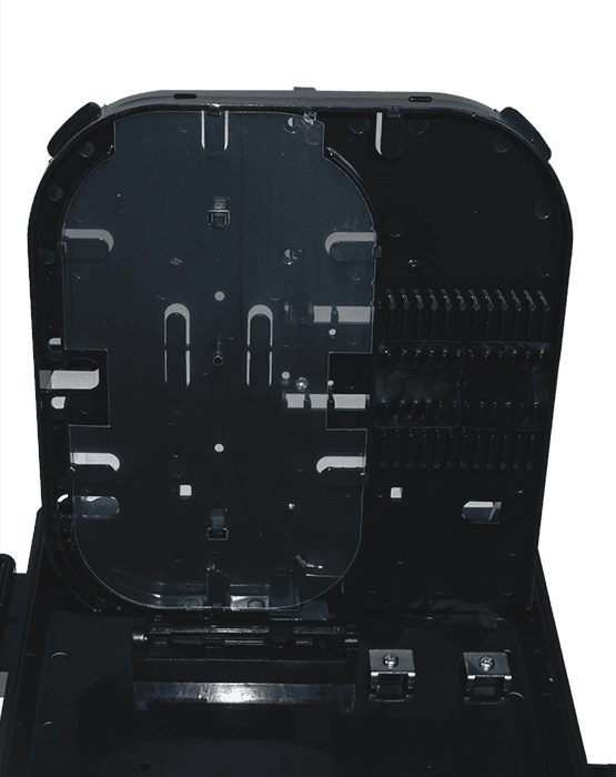 Opton Fiber Distribution Box 2 IN - 16 OUT IP65 Black