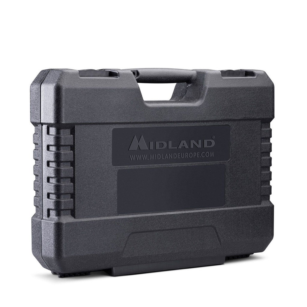 Midland G9 Pro Work Edition Valibox Includes 2x G9 Pro with Long Antenna, 2x Earphones & Carry Case