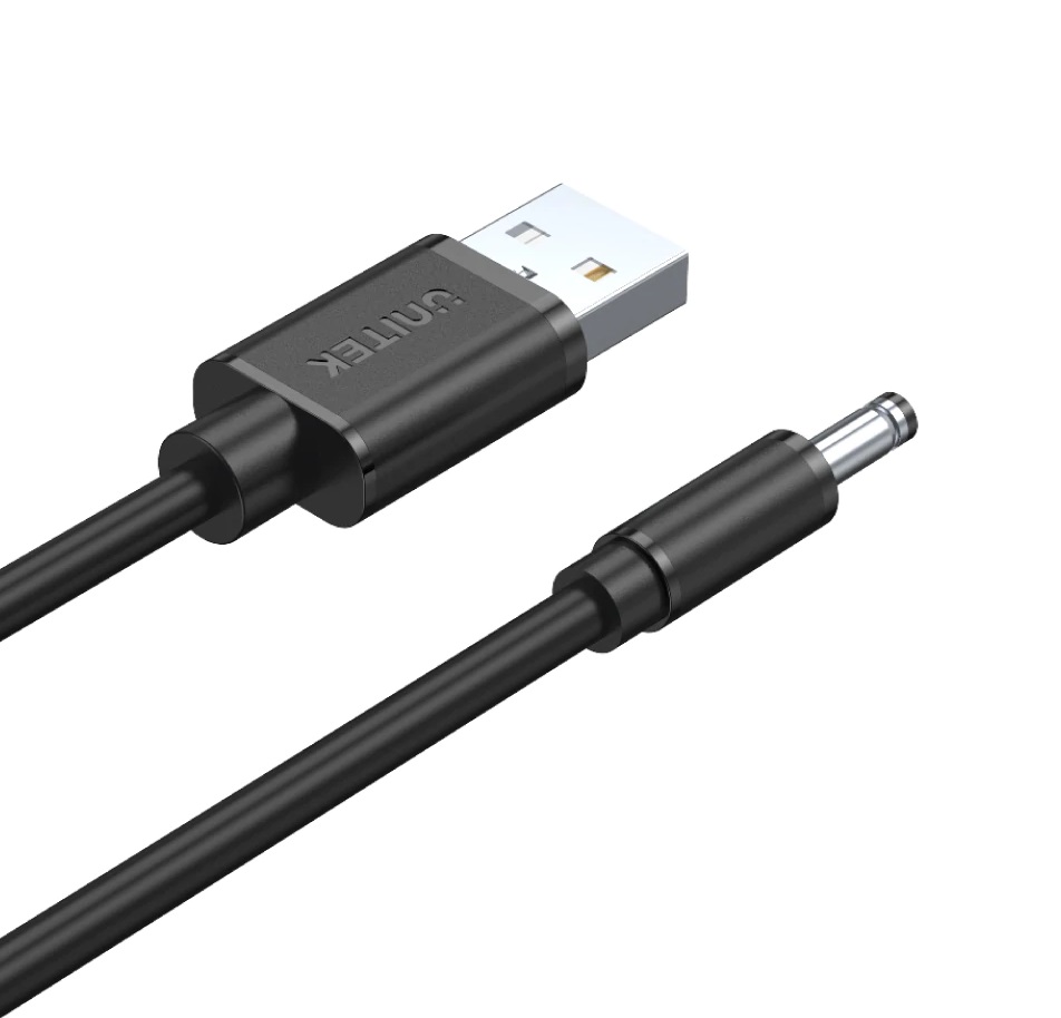Unitek Y-C495BK USB to DC 3.5x1.35mm Power 1m