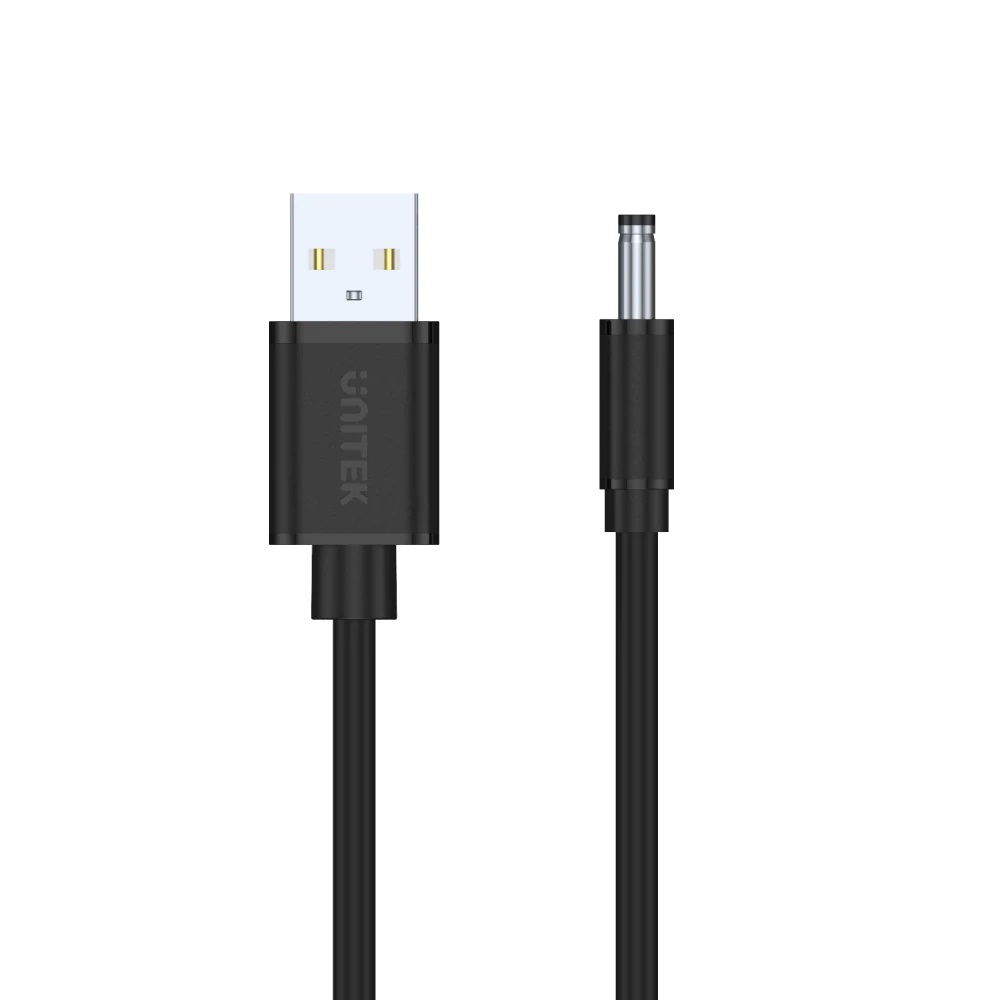 Unitek Y-C495BK USB to DC 3.5x1.35mm Power 1m
