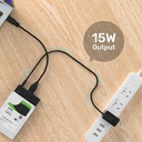 Unitek Y-C495BK USB to DC 3.5x1.35mm Power 1m