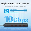 Vention IT HUB USB-C 3.2 4xA + PD100W USB-C Port CKCBB