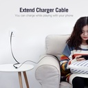 Vention IT Cable USB-A 3.0 M-F Extension Flat 1.5m Black VAS-A13-B150