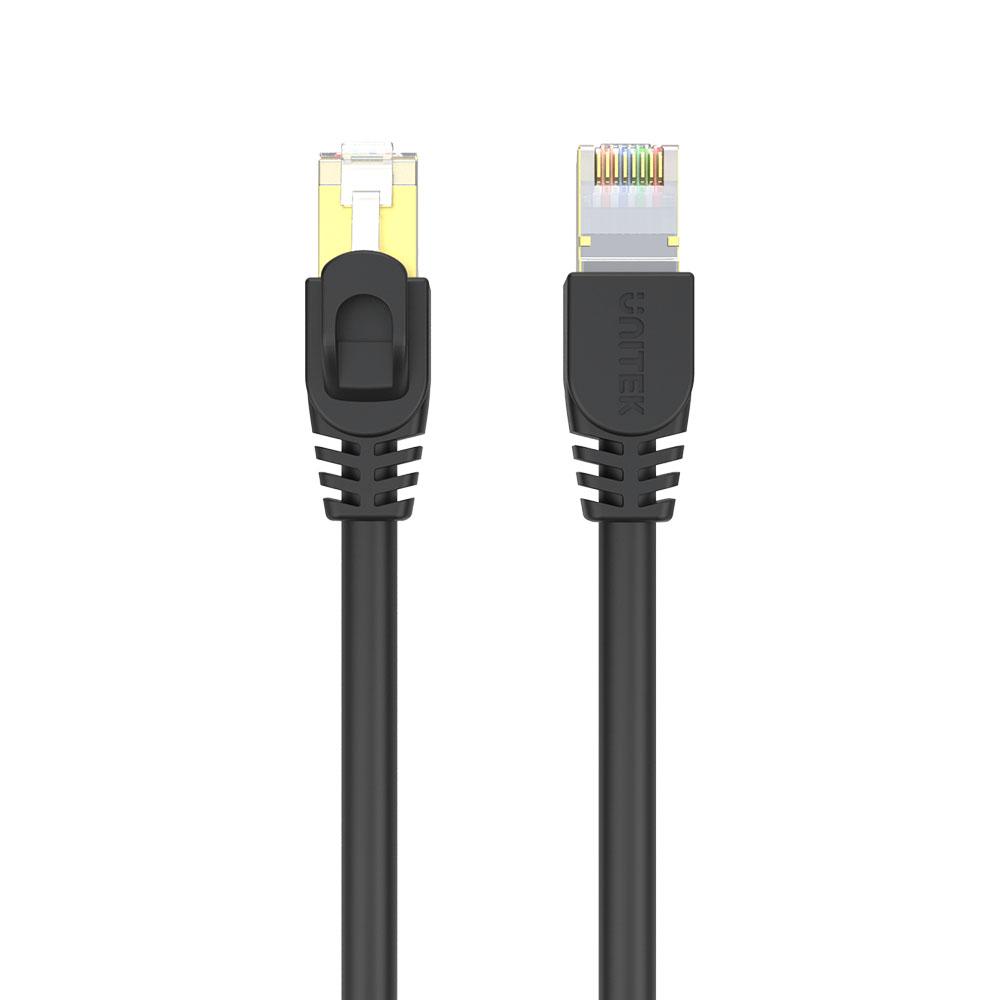 Unitek C1814EBK CAT7 SSTP Pure Copper Ethernet Cable 15.0m Black