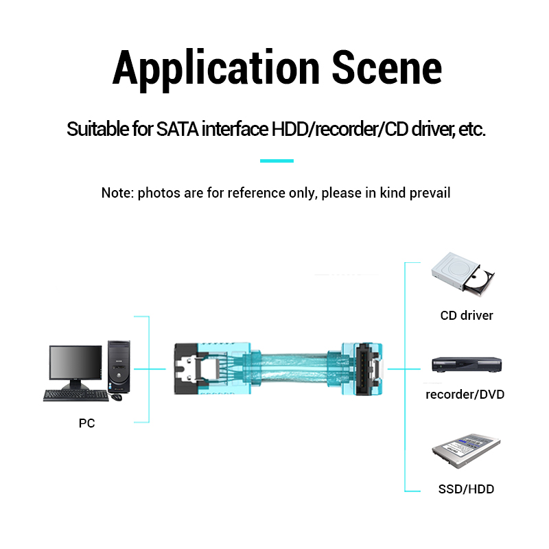 Vention IT Cable SATA 3.0 Cable 0.5M Blue KDDSD