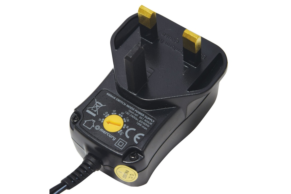 Mercury Switch-Mode Power Supply 600mA 661.400UK