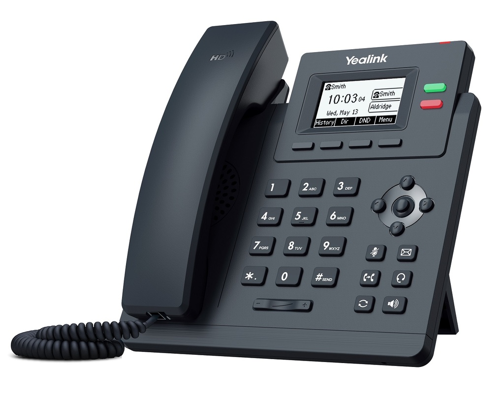 Yealink IP Phone Desktop PoE 2.3'' Gigabit T31G