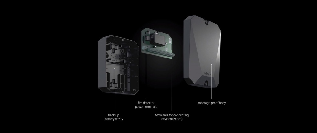 AJAX MultiTransmitter Wireless Integration