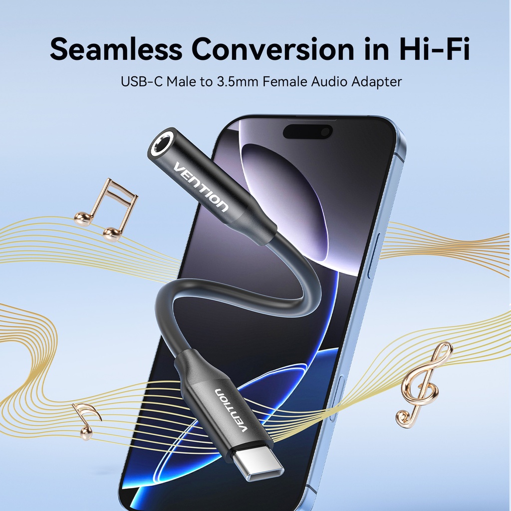 Vention AUDIO CONVERTER  Female Adaptor 0.1m BIIBA