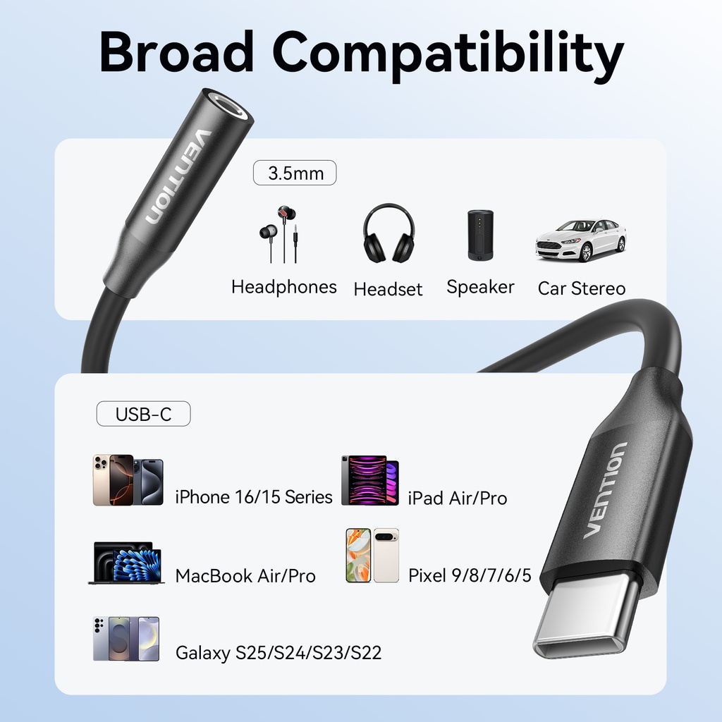 Vention AUDIO CONVERTER  Female Adaptor 0.1m BIIBA