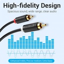 Vention AUDIO 2RCA to 2RCA M-M Cable 2.0m BCMBH