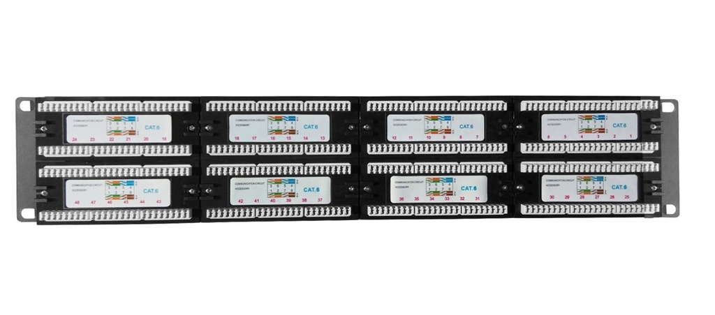 DigitMX NETPRO NP-CPP48C6 48Port CAT6 Patch Panel
