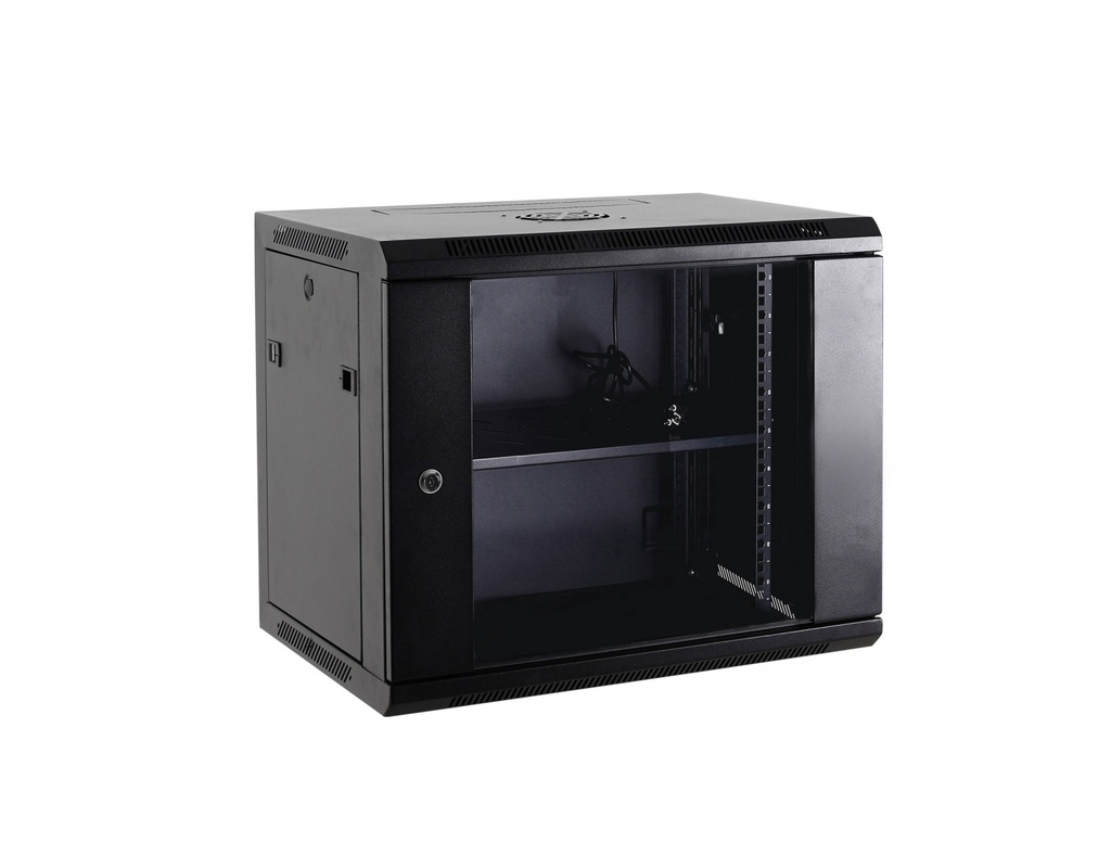 DigitMX NETPRO NP-C18U60W2F 19'' Wall Rack 18U 60cm with fan (Not Assembled)