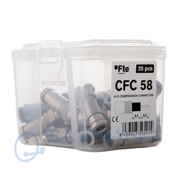 FTE CFC58 Compression F-Connectors 5mm