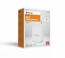 Denver MBP-16W Mini Thermal Label Printer with Bluetooth, Prints via Phone APP, Including 4x Label Rolls