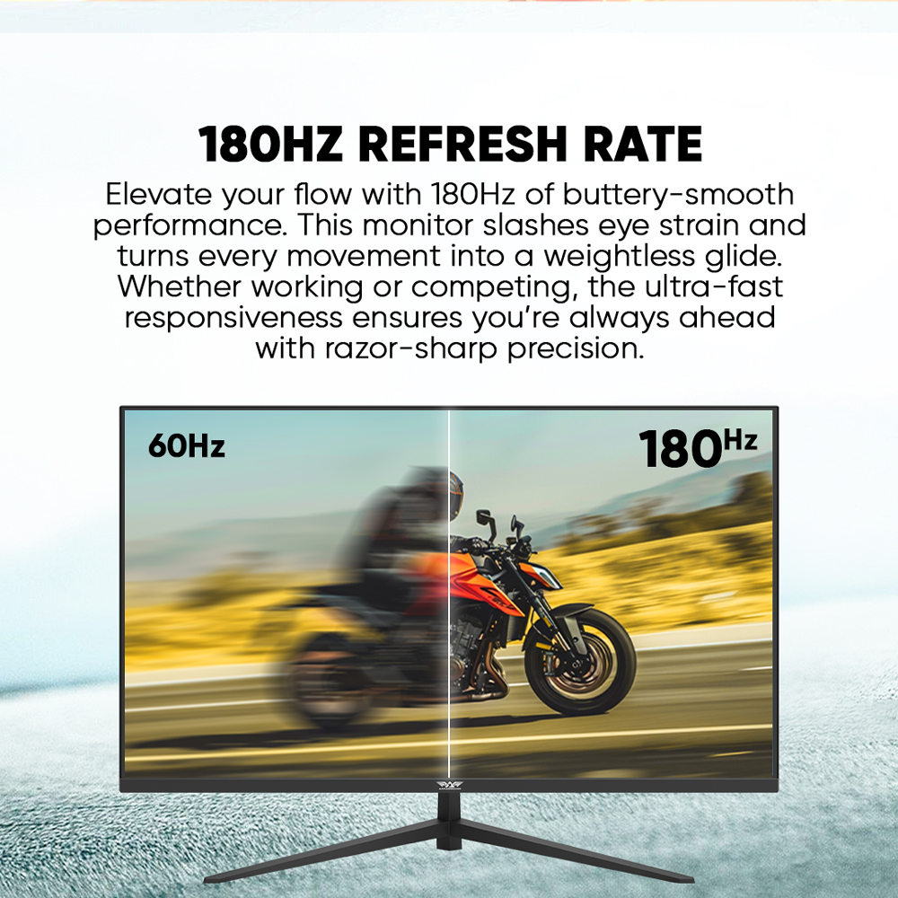 Armaggeddon Gaming Monitor 32'' Slim Frame 2K IPS 180Hz 1ms PXP32Pro Black