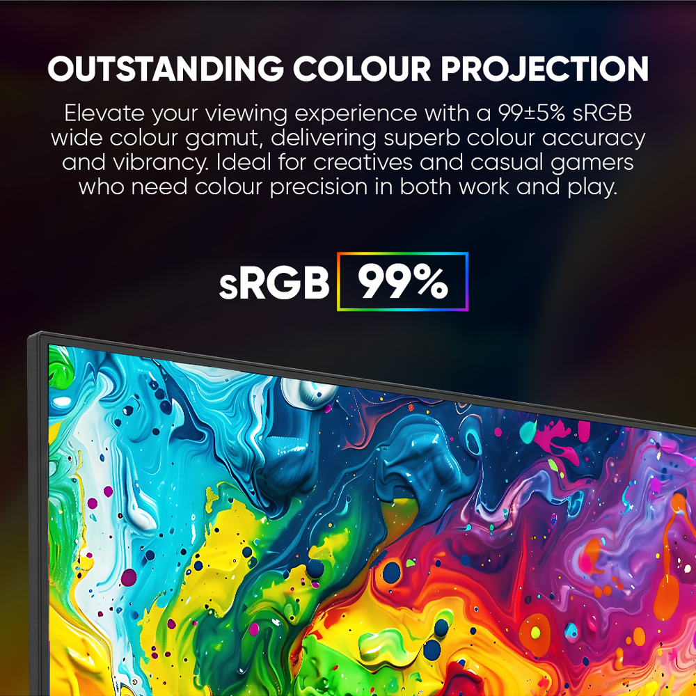 Armaggeddon Gaming Monitor 32'' Slim Frame 2K IPS 180Hz 1ms PXP32Pro Black