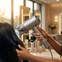 Denver Home Hair Dryer 3 Temperature Settings & LED Display HDD-1400S Silver