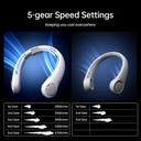 Jisulife Neck Fan Bladeless 5000mAh NECK FAN 4 Grey