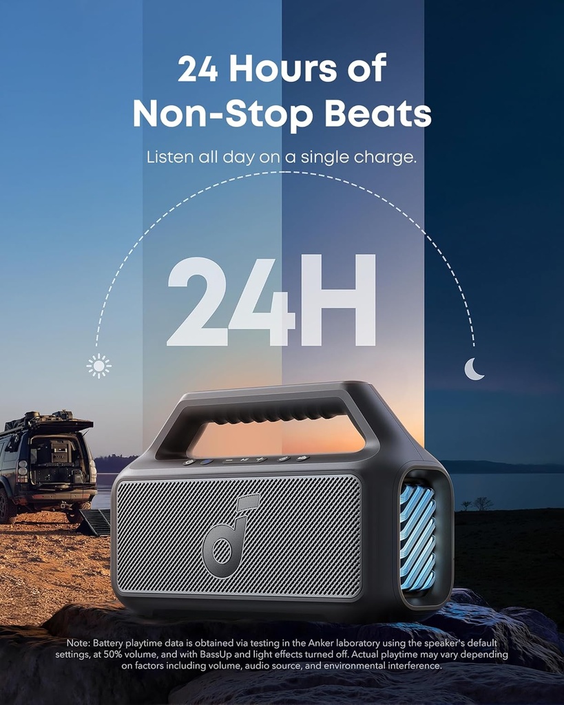 Anker Soundcore Speaker BT 6.0 IPX7 Boom 2 Black