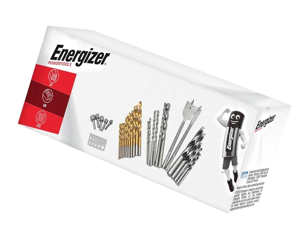 Energizer Power Tool Power Tool Drill Bits Set