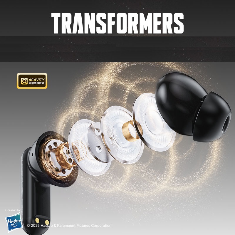 Transformers TWS Earphones TF-T16 Yellow