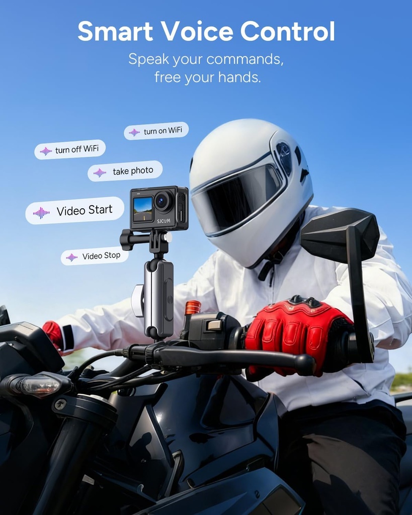 SJCAM SJ6 Ultra Essential Combo 4K Action Camera 4K30FPS 20MP Dual Screen Vlog Camera