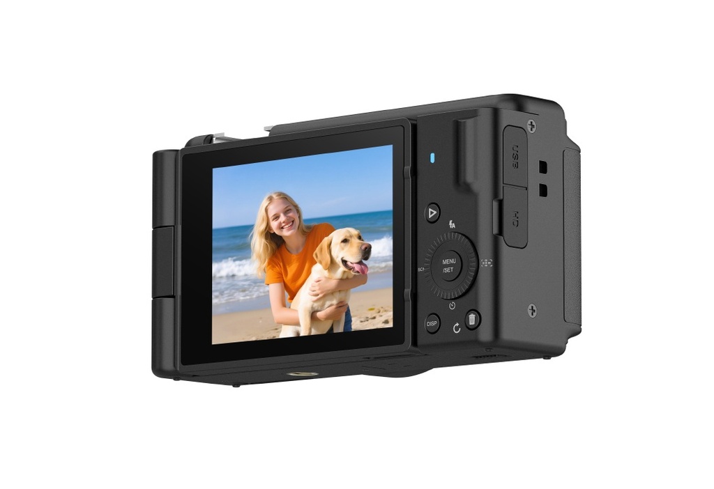 SJCAM ZV200 5K 80MP Flip Screen Digital Camera 16X Digital Zoom
