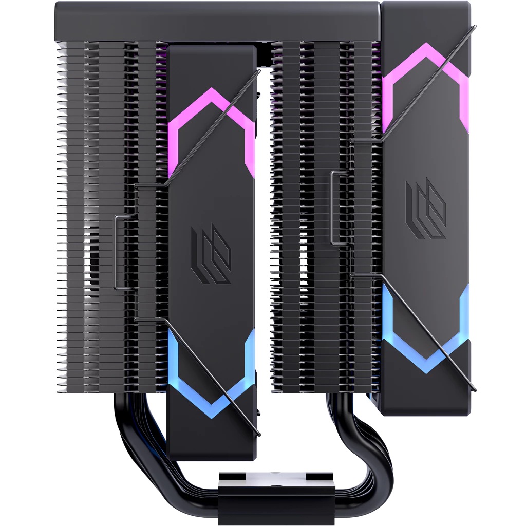 Einarex Gaming Cooling CPU, 6 Copper Heat Pipes, Dual Fans Design VENTUS V300 Black
