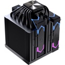 Einarex Gaming Cooling CPU, 6 Copper Heat Pipes, Dual Fans Design VENTUS V300 Black