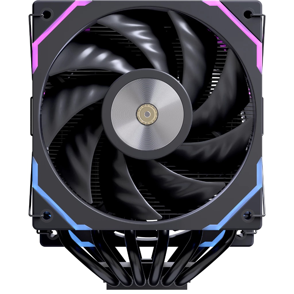 Einarex Gaming Cooling CPU, 6 Copper Heat Pipes, Dual Fans Design VENTUS V300 Black