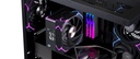 Einarex Gaming Cooling CPU, 4 Copper Heat Pipes, Integrated Display GLIDE G100 Black