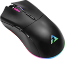 Armaggeddon Gaming Mouse Wired 12000CPI Silent , HUANO Switches FALCON V STEALTH Black