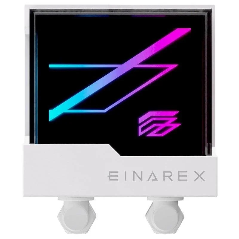 Einarex CPU Liquid Cooler 2xFans LED Display VERTEX 240mm White