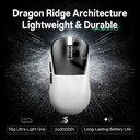 Machenike Wireless Gaming Mouse MK-G7 Tri-Mode Black-White