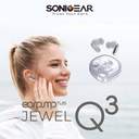 SonicGear Earphones Bluetooth ANC+Display EarPump Jewel Q3 White