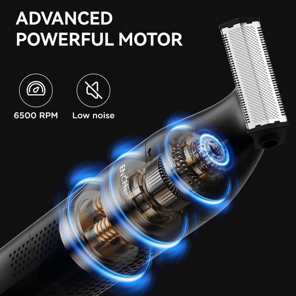 Enchen Body Hair Trimmer SPARK 5 USB-C 800mAh Black
