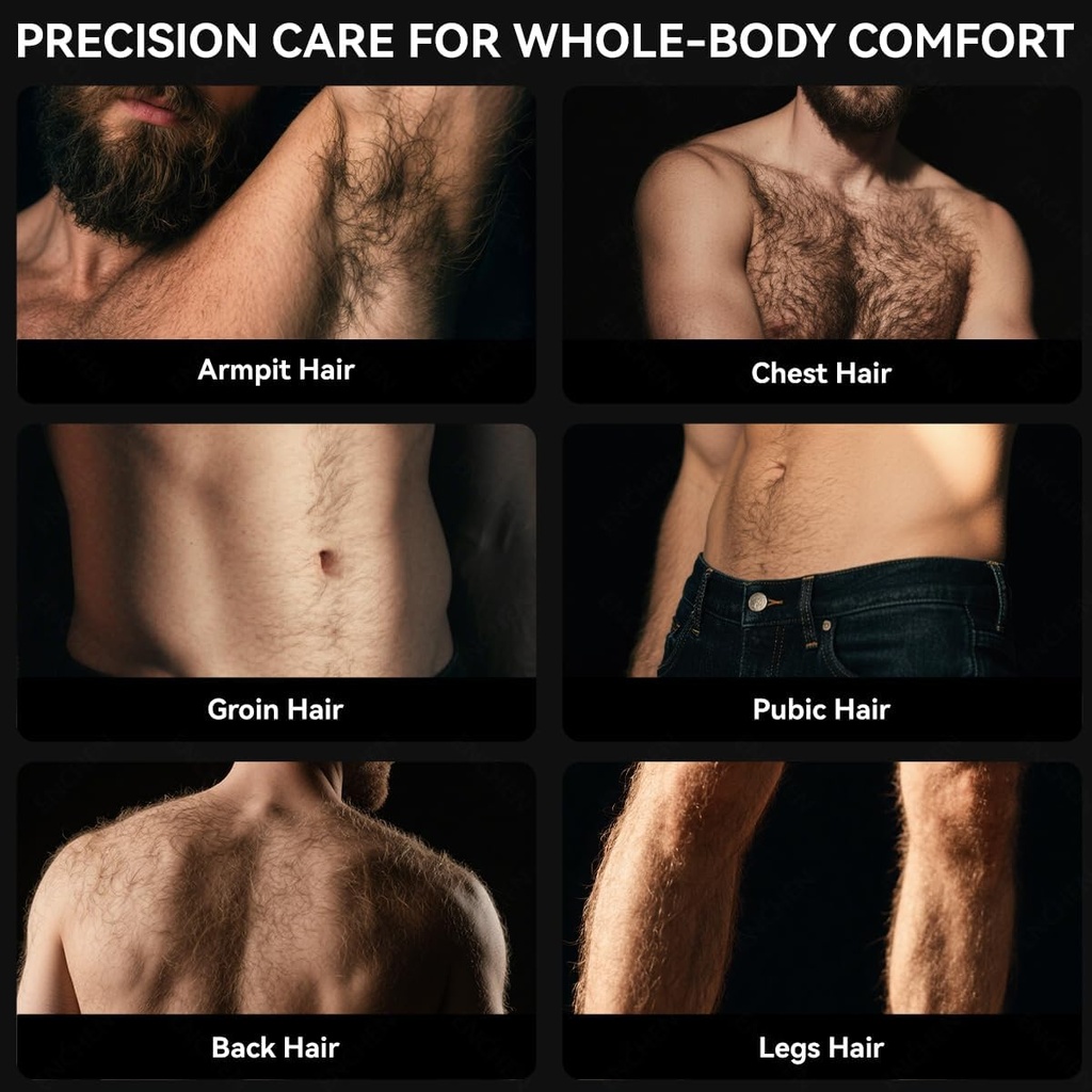 Enchen Body Hair Trimmer SPARK 5 USB-C 800mAh Black