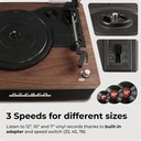 Denver AUDIO Turntable with Built-in Speakers & Bluetooth VPB-262