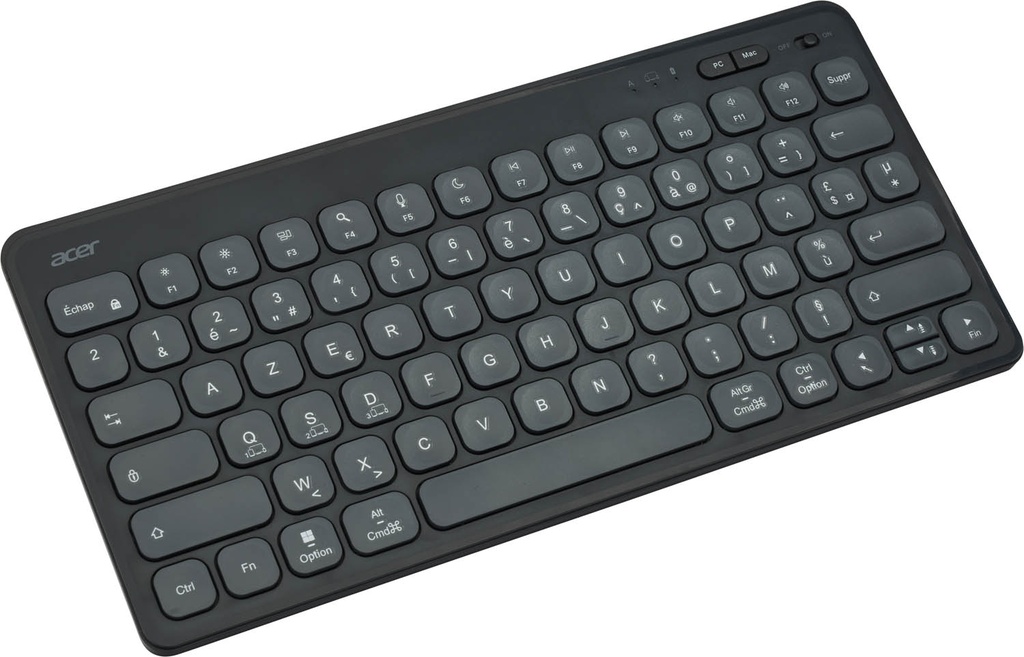 Acer Keyboard Wireless Mini 2.4Ghz/Bluetooth Rechargeable
