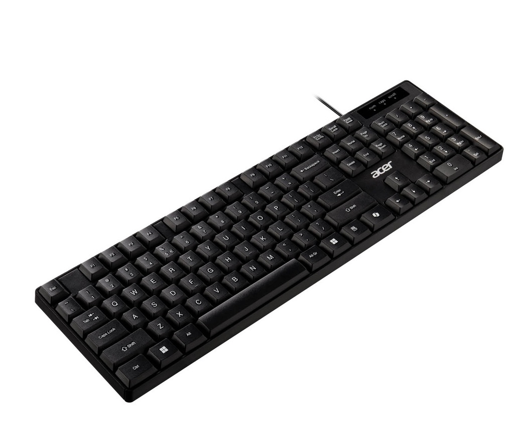 Acer Keyboard & Mouse Combo Wired USB-A Black AAK400