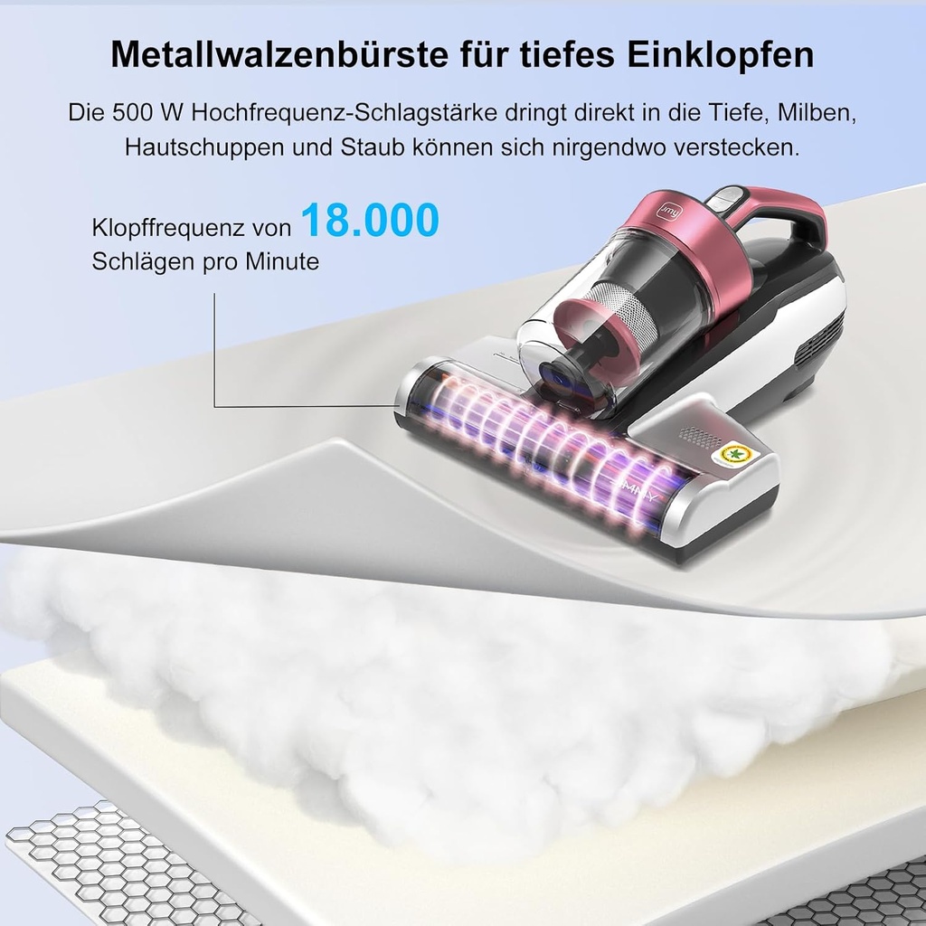 Jimmy Vacuum Cleaner/Anti Mite BX5 Pro 500W With UV Light