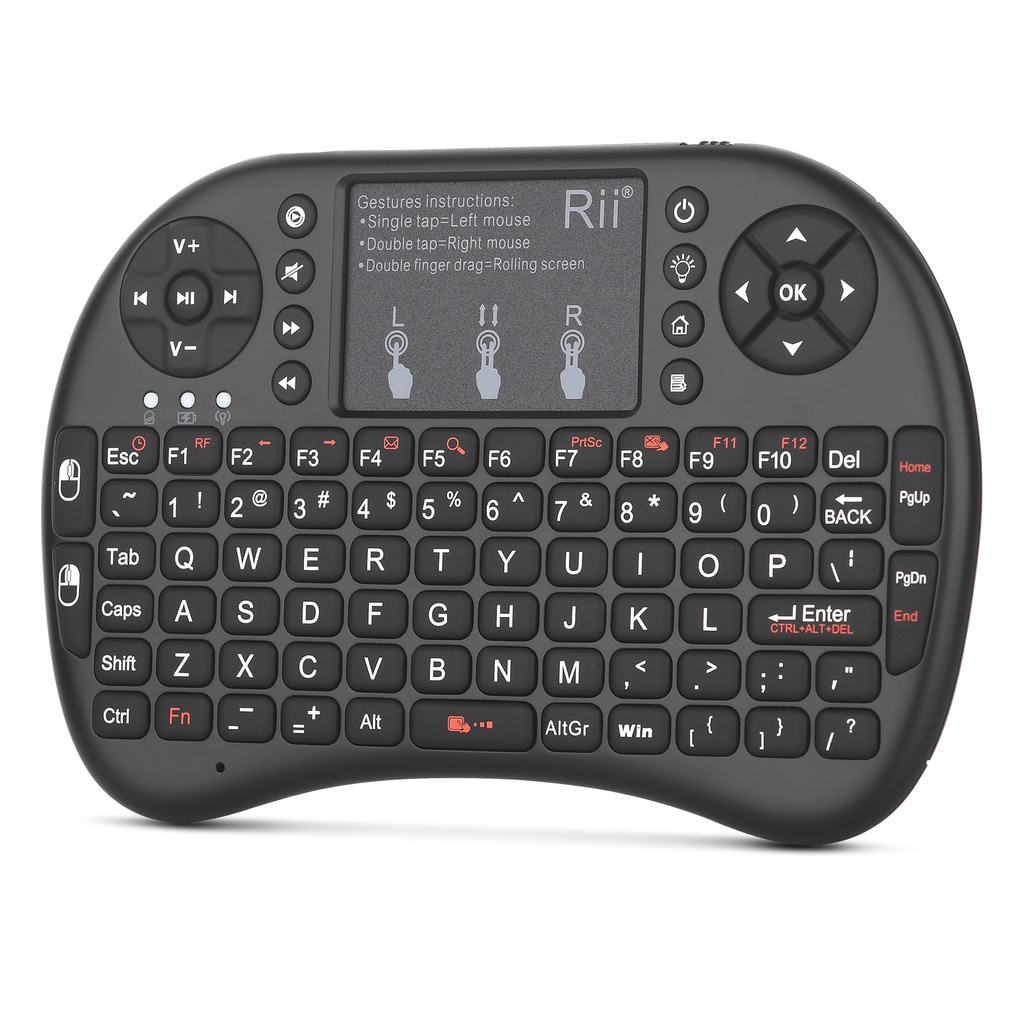 Rii Mini Keyboard Wireless 2.4GHz with Touchpad i8+
