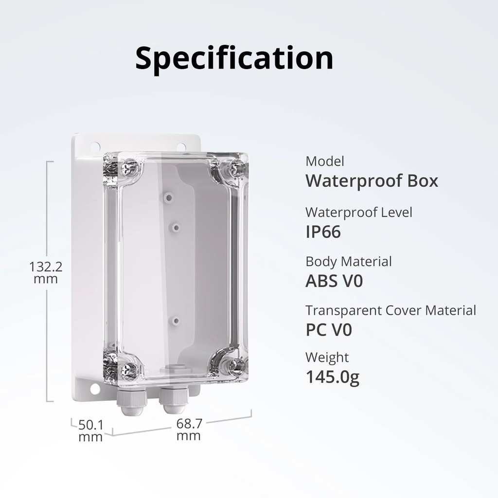 SONOFF IP66 Waterproof Case for BASICR4 / Basic Gen5 4