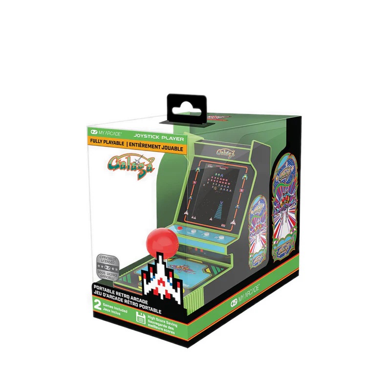 My Arcade JOYSTICK PLAYER GALAGA (2 GAMES IN 1)
